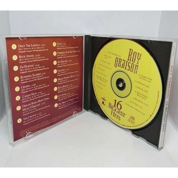 Roy Orbison 16 Biggest Hits Classic Rock 99 Oldies CD No Scratches Clean - Picture 6 of 10